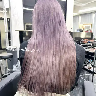 ロング カラー シールエクステ特化 ハイトーン、NANAのヘアスタイル