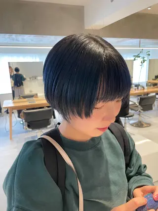 ショート 🪞透け感&韓国ヘア 🪞honokaのヘアスタイル