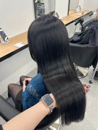 ロング カラー NAMI🤎ブラウン &ミルクティー🤍のヘアスタイル