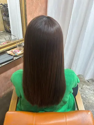 ロング 大本 涼風のヘアスタイル
