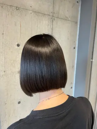 ミディアム カラー ヘアアレンジ 🍀透明感カラー×垢 抜けボブ リクト💥のヘアスタイル