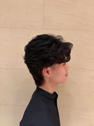 ショート パーマ 森 花里奈のヘアスタイル