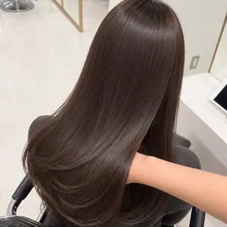 ロング カラー mei タッセルボブ 縮毛矯正🧚‍♂️のヘアスタイル