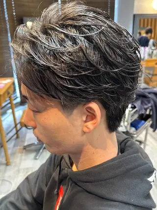 ショート パーマ 和田 直也のヘアスタイル