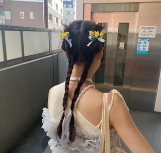 ロング ヘアアレンジ 新宿/縮毛矯正/ 髪質改善/りこのヘアスタイル