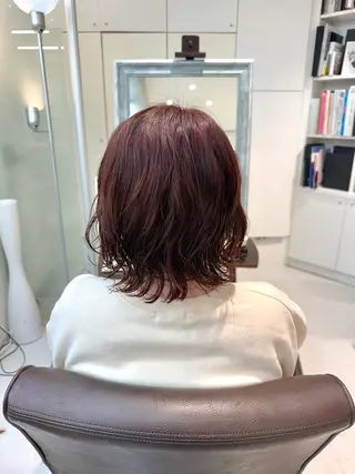 カラー 榎本 雪来のヘアスタイル