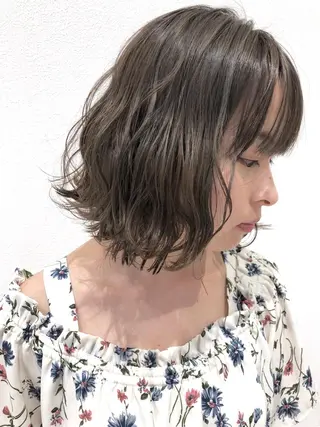 ショート 海外風レイヤーカット 👑店長 平松 由のヘアスタイル
