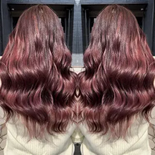 ロング カラー KR2S× 亜以加のヘアスタイル