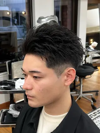 ショート メンズ メンズカット✂️ スキンフェード伊藤陸のヘアスタイル