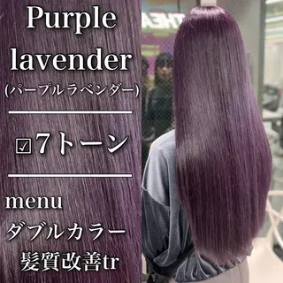 ロング カラー ヘアアレンジ レイヤー×透明感カラ ーHAYATOのヘアスタイル