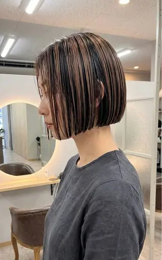 ショート カラー 口コミ150件超え 💬☘️笹岡航太のヘアスタイル
