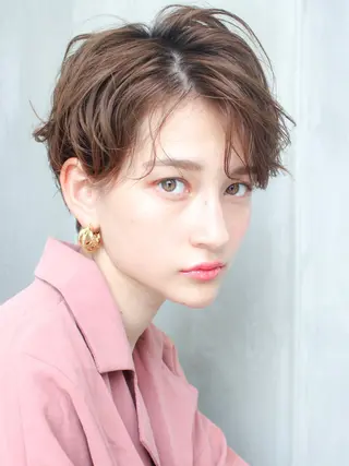 ショート カラー 🉐レイヤー/塩見 弘樹🉐渋谷のヘアスタイル