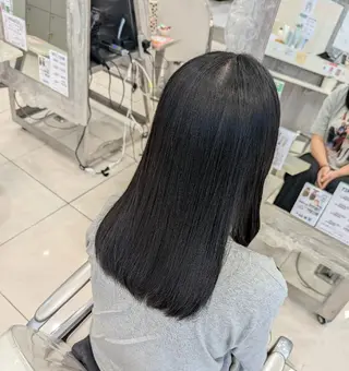 ミディアム パーマ 髪質改善 カミムラのヘアスタイル