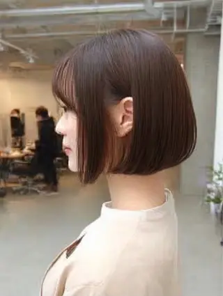 ショート 絶対綺麗な暖色カラー 🎯あります✨増渕✨のヘアスタイル