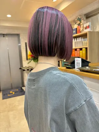 ミディアム ボブ特化美容師 🌈うめつたいがのヘアスタイル