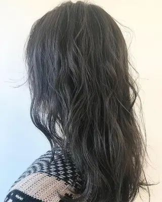 セミロング カラー Lien 深井店のヘアスタイル