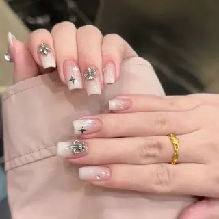 ネイル ネイル💕& まつ毛パーマのネイルデザイン