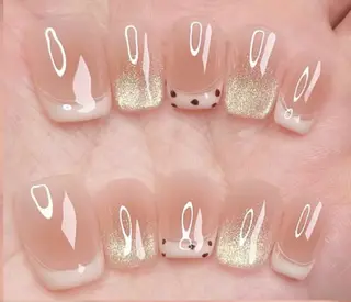 ネイル H3 Nail Tsuki🦋💙のネイルデザイン
