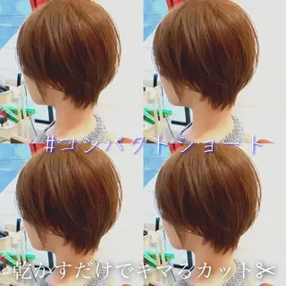 ショート カラー 大人女性ショート専門 tomodaのヘアスタイル