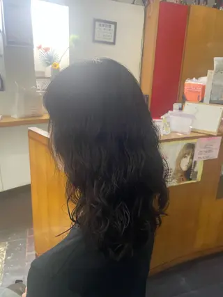 セミロング パーマ 美容室ARKS 黒田杏奈のヘアスタイル
