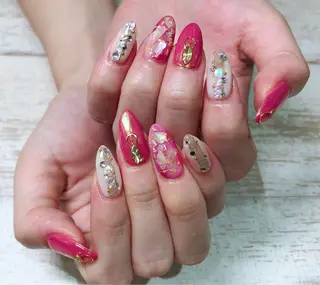 ネイル Lino+ ネイル&よもぎ蒸しのネイルデザイン