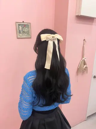 ロング 韓国ヘア🎀マイカ| 新大久保のヘアスタイル