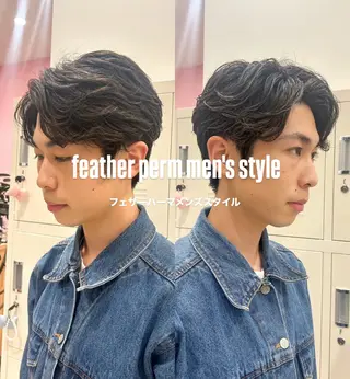 パーマ ボブ&寒色🎐ᩚ 短髪 COCOROのヘアスタイル
