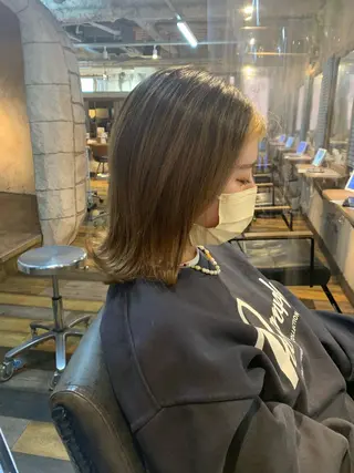 ミディアム repose日本橋 室町のヘアスタイル