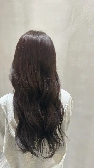 ロング カラー 天王寺/HOOP/ 城山悠蘭のヘアスタイル