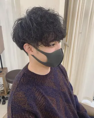 ショート パーマ メンズ キマるメンズパーマ クメユウキのヘアスタイル