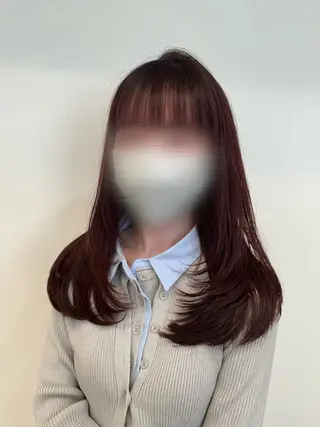 ロング 押川 未羽のヘアスタイル