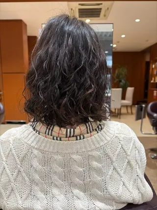ショート パーマ 山口 夏季のヘアスタイル