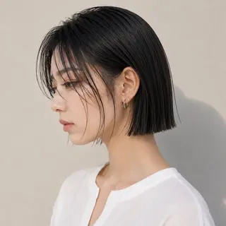 ミディアム カット特化 /BLUET/新宿のヘアスタイル
