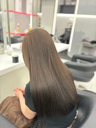 ロング カラー 韓国ヘア/透明感 カラー🎀RUNAのヘアスタイル