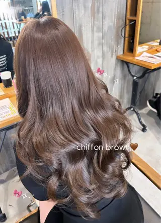 ロング カラー haruka ♡レイヤー/透明感のヘアスタイル
