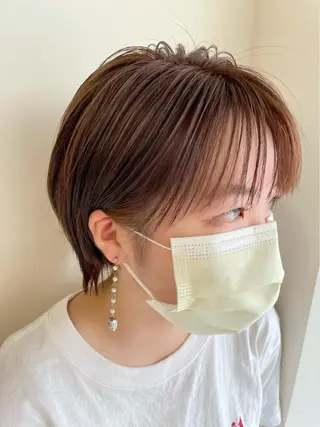 ショート カラー 《インナーカラー》 YAMADAのヘアスタイル
