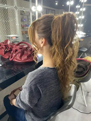 ヘアアレンジ 大天使 まいめろのヘアスタイル