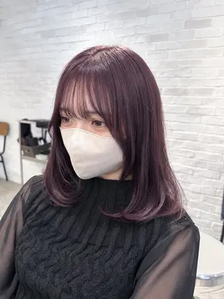 ミディアム 制流/メンズカット/ ダブルカラー/札幌のヘアスタイル