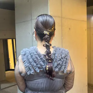 ロング ヘアアレンジ 〖❁ちひろ| LEONID❁〗のヘアスタイル