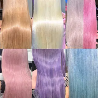 ロング カラー カラー×エクステ grow渋谷西口のヘアスタイル
