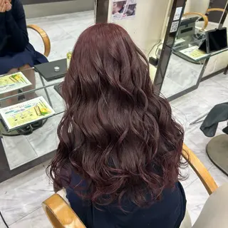 ロング カラー 🫧💞ハイトーン 瀧田 菜々花🦄🫧のヘアスタイル