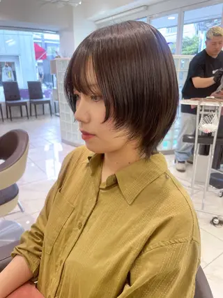 ショート 店長福島成美/髪質 改善縮毛矯正/カラーのヘアスタイル