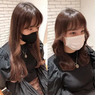 セミロング レイヤーカット 小山 悠のヘアスタイル