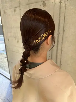ヘアアレンジ はやしほのか| ヘアセット×カラーのヘアスタイル