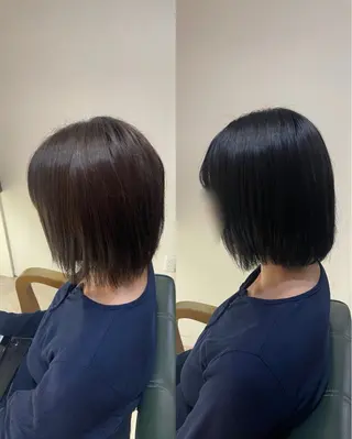 ミディアム 結衣 髪質改善モデル募集中のヘアスタイル