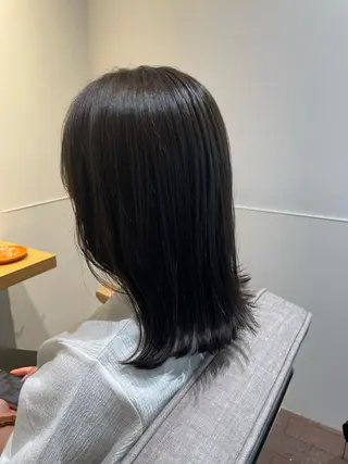 ミディアム カラー miu. ボブ/半個室サロンのヘアスタイル