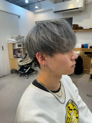 ミディアム カラー メンズ 似合う髪型見つけます AYAKAのヘアスタイル