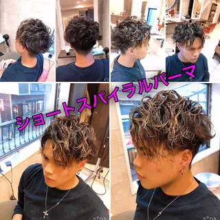 メンズ 髪質改善JILL 桑原のヘアスタイル