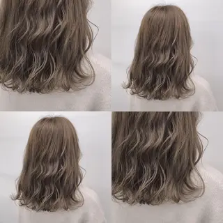 ロング カラー パーマ ヘアアレンジ メンズ キッズ ネイル マツエク・マツパ 上品＆韓国風 🥀海心🥀のヘアスタイル