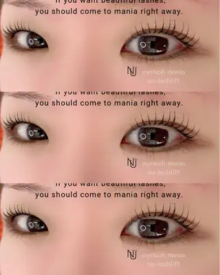 マツエク・マツパ mania eyebrowsのマツエク・マツパデザイン